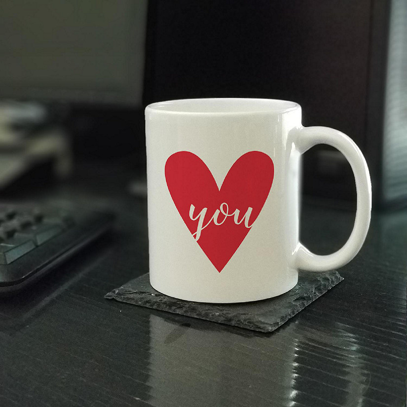 Heart with Word You ceramic mug Image