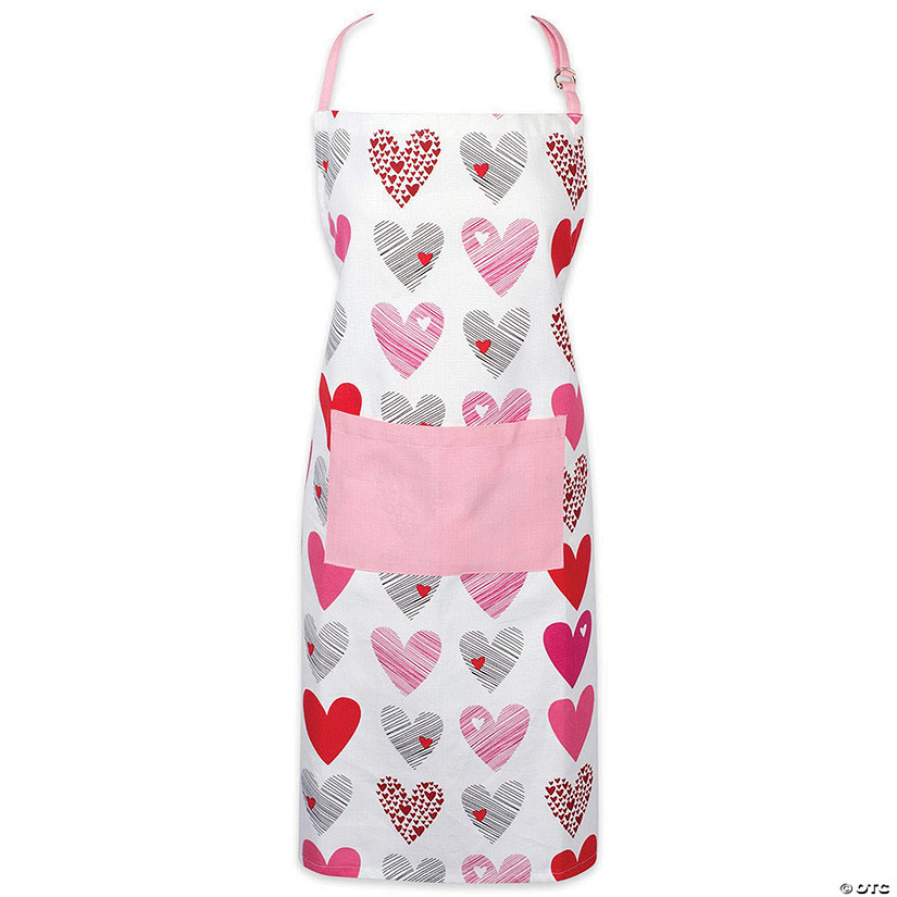 Hearts Collage Print Chef Apron Image
