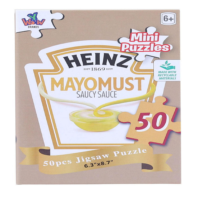 Heinz 50 Piece Mini Jigsaw Puzzle  Mayomust Image