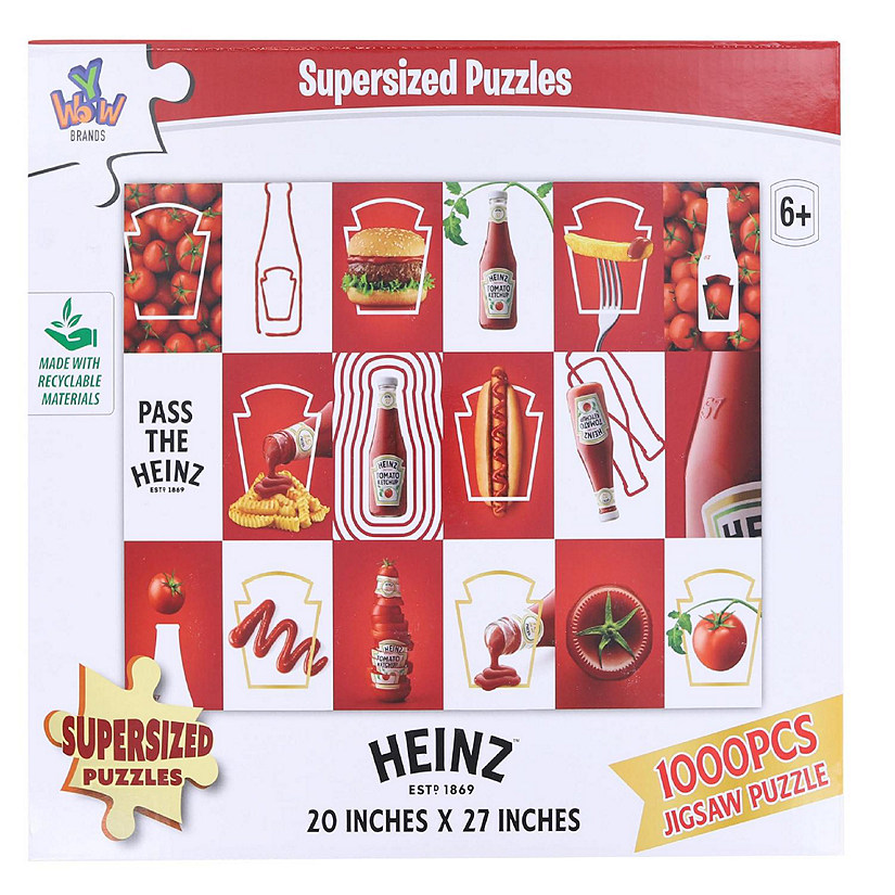 Heinz Ketchup SuperSized 1000 Piece Jigsaw Puzzle Image