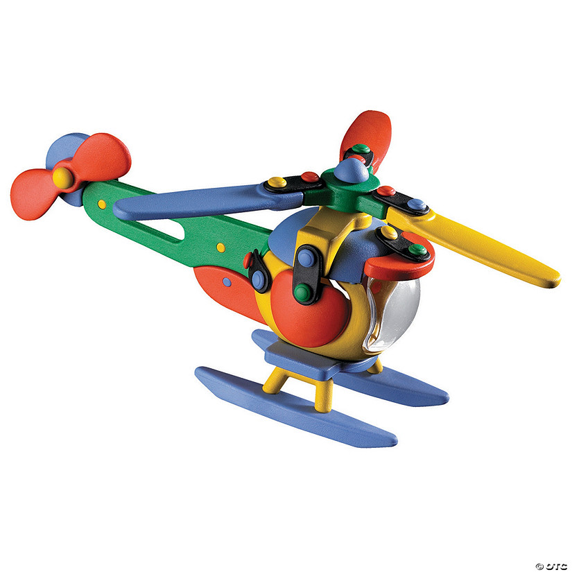 Helicopter Multicolor Construction Kit Discontinued