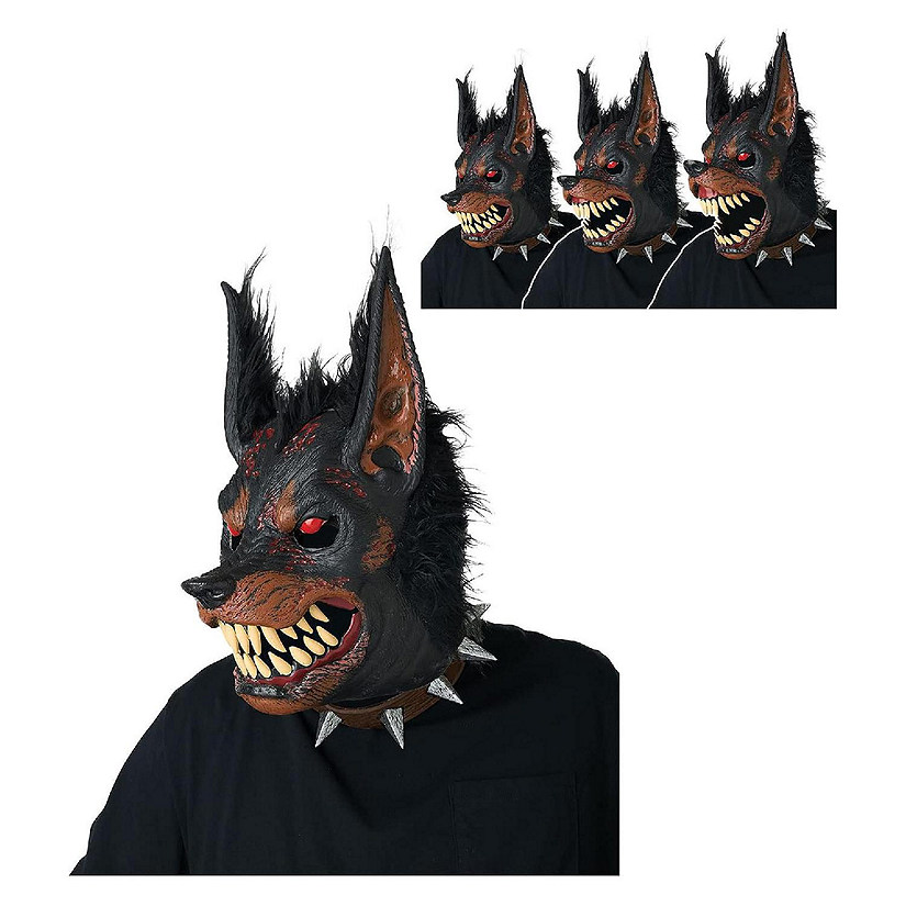 Hell Hound Ani-Motion Adult Costume Mask Image