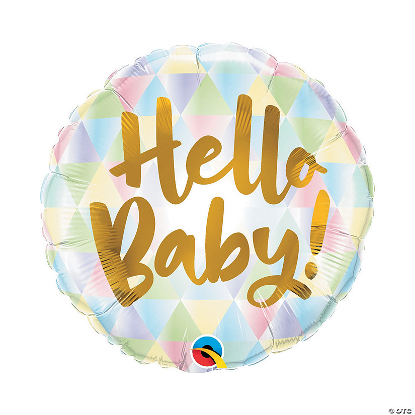 Hello Baby 18 Mylar Balloon Oriental Trading