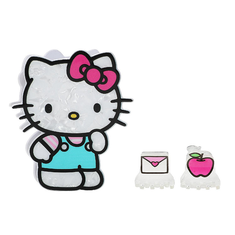Hello Kitty 3 Piece Hair Claw Clip Set Image