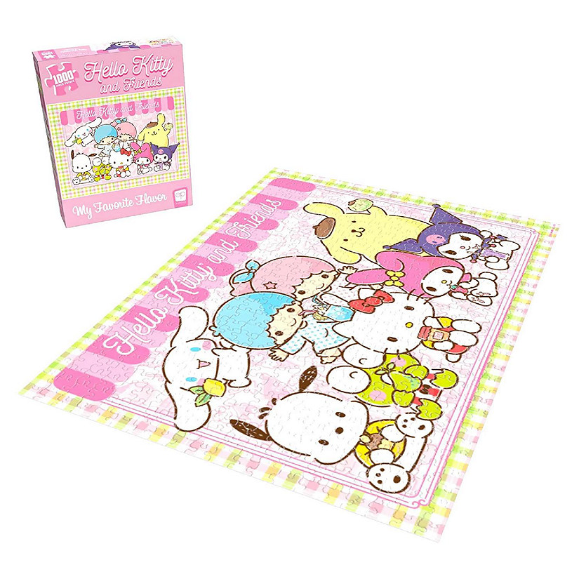 Hello Kitty & Friends 1000 Piece Jigsaw Puzzle Image