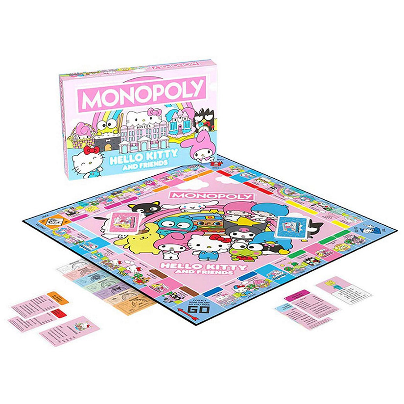 Hello Kitty and Friends Monopoly Board Game Image