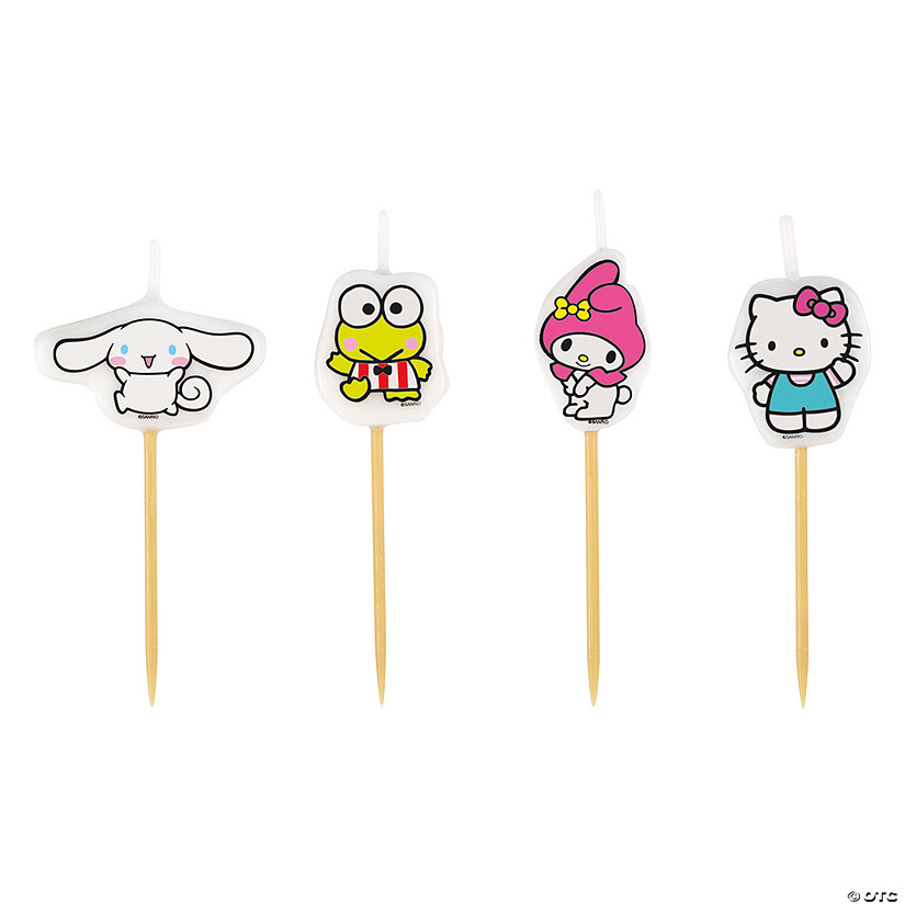 Hello Kitty & Friends Party Character Candles - 4 Pc. Image