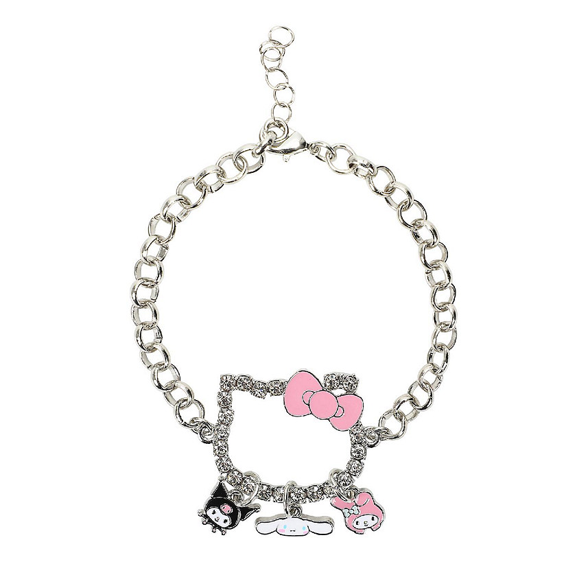 Hello Kitty Character Shape Bracelet With Three Character Charms Image