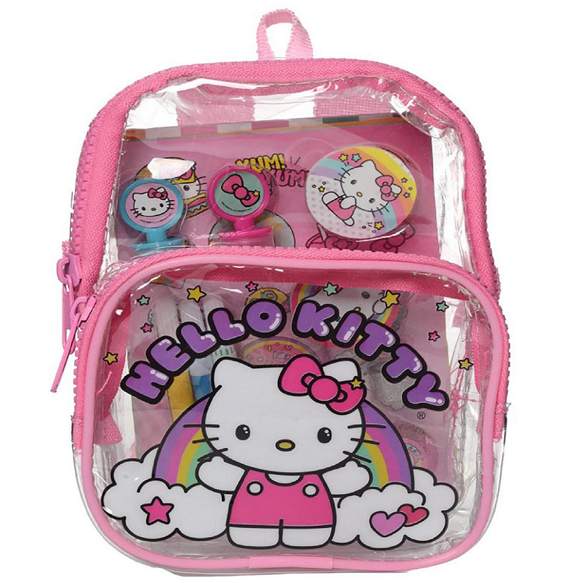 Hello Kitty Clear Mini Activity Backpack  100+ Creative Activities Image