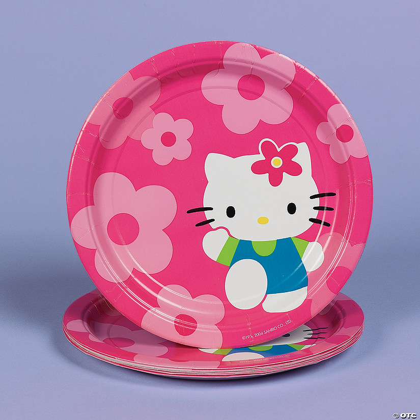 Hello Kitty® Flower Fun Dinner Plates - Discontinued