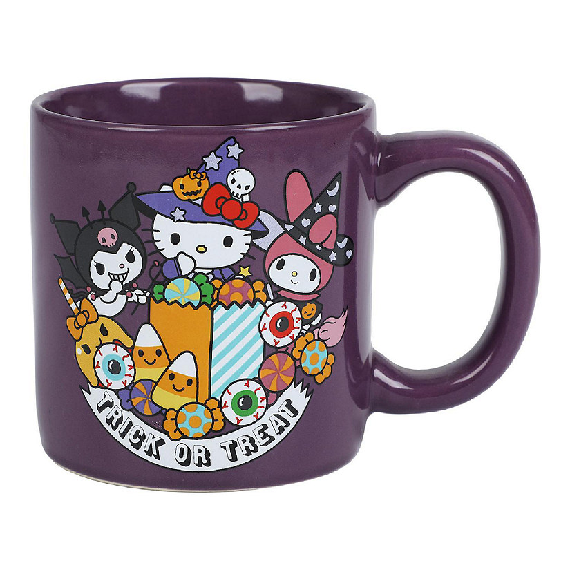 Hello Kitty Trick or Treat 16 Ounce Ceramic Mug Image