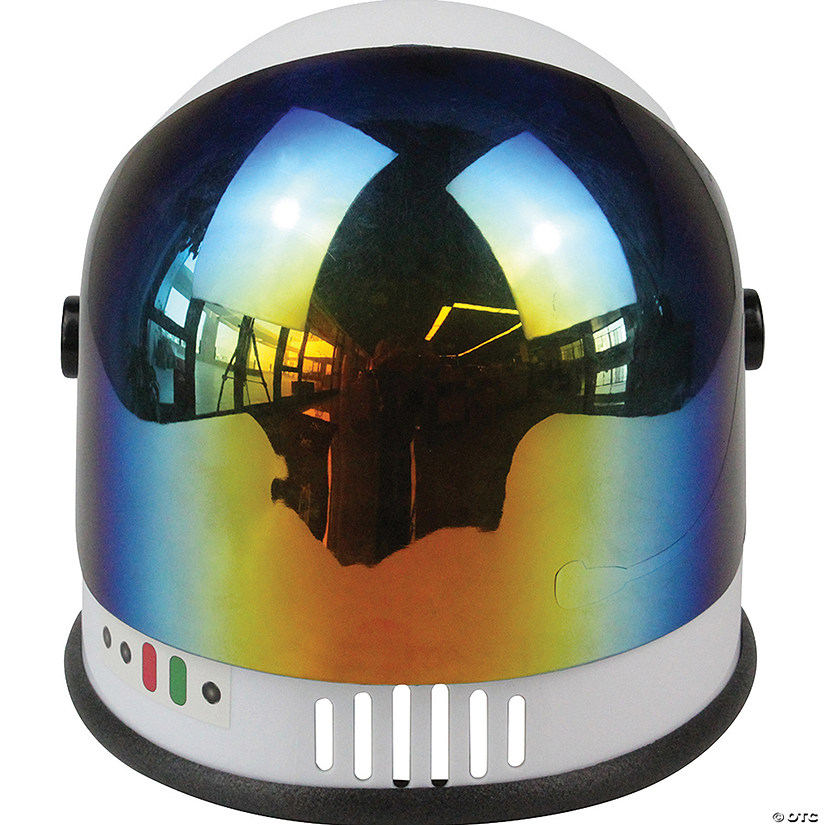 Helmet Space White with Reflective Visor OS Image