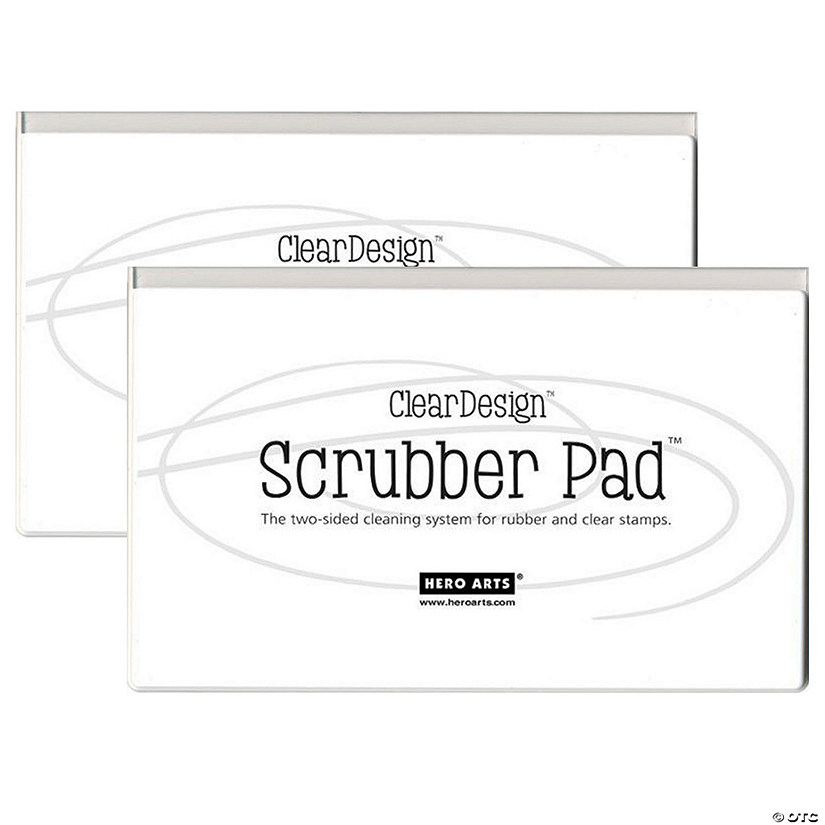 Hero Arts Clear Design Scrubber Pad, Pack of 2 Image