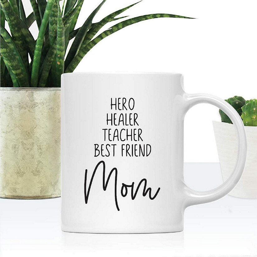 Hero Healer Teacher Mom Ceramic Mug Image