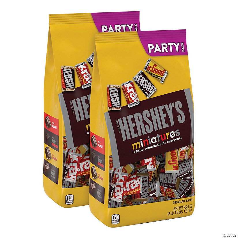 Hershey Chocolate Miniatures Mix Assortment, 35.9 oz, 2 Count Image