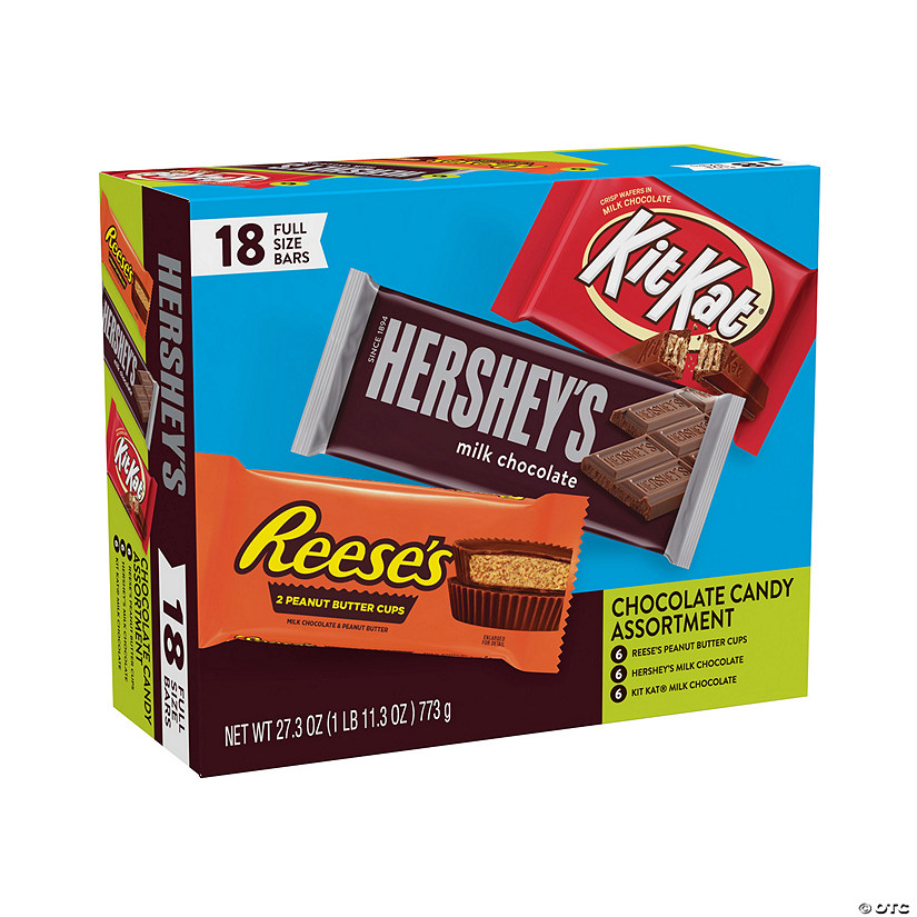 HERSHEY&#8217;S Full Size Standard Candy Bar Variety Pack - 18 Pc. Image