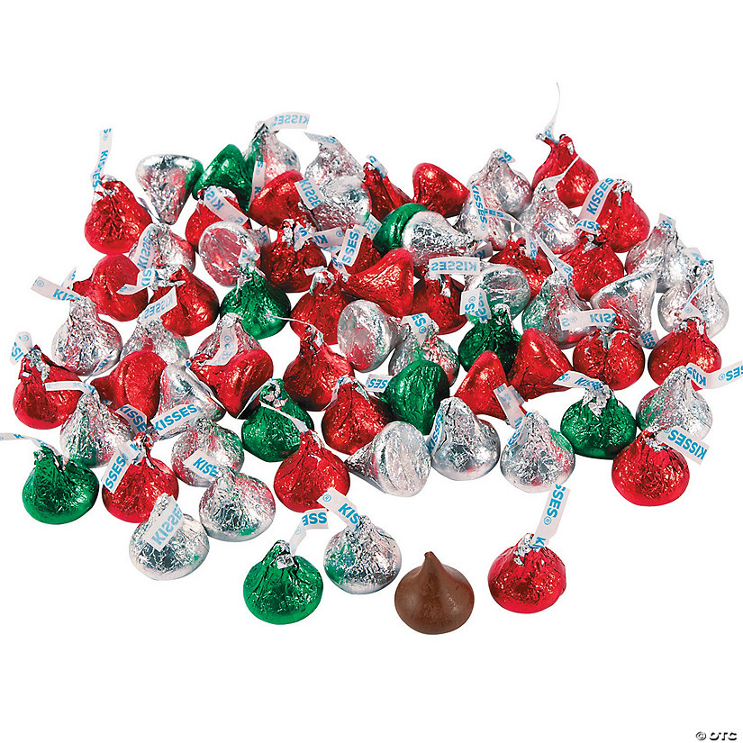 Hershey&#8217;s<sup>&#174;</sup> Christmas Kisses<sup>&#174;</sup> Chocolate Candy - 65 Pc. Image
