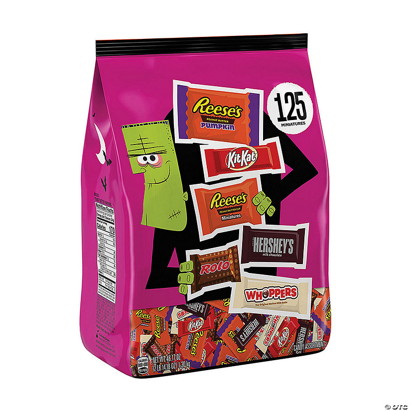 Hershey&#8217;s<sup>&#174;</sup> Halloween Chocolate Miniatures Assortment - 125 Pc. Image