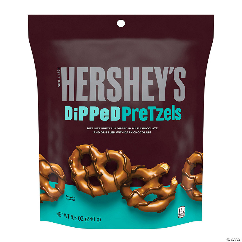 HERSHEY'S Dipped Pretzels, 8.5 oz, 6 Count Image