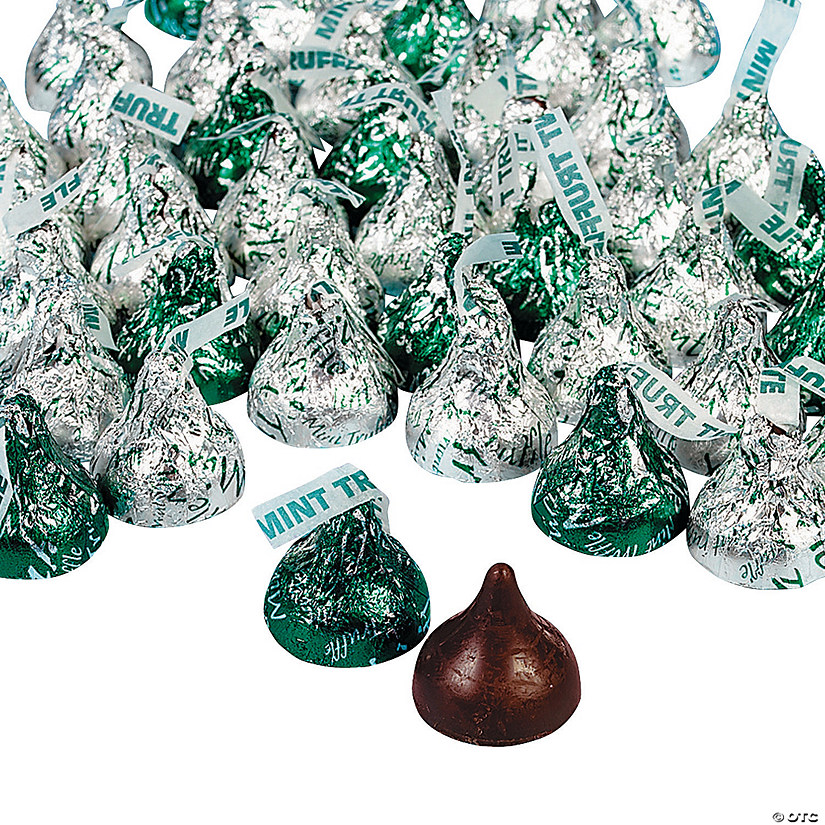 Hershey's Kisses® with Mint Truffle Filling Chocolate Candy - Discontinued