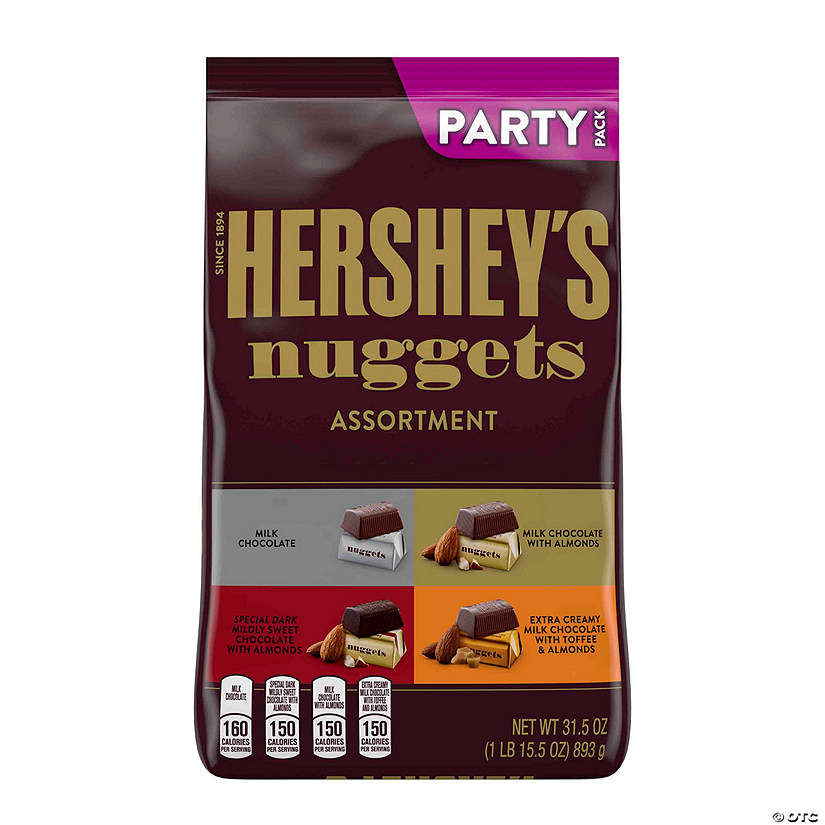 HERSHEY'S NUGGETS Chocolate Candy Assortment, 31.5 oz Image