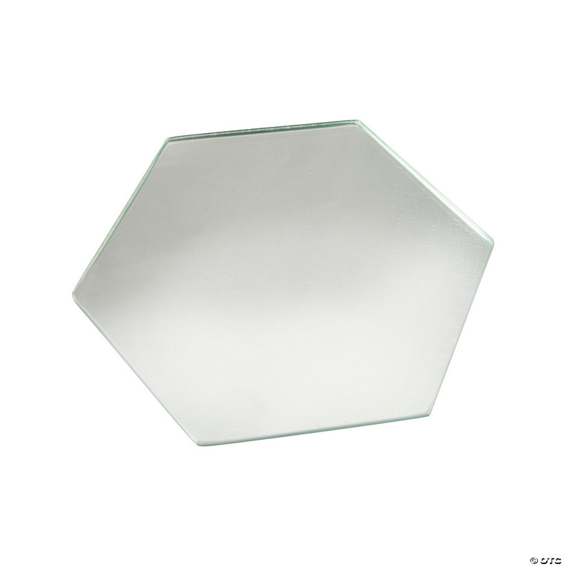 Hexagon-Shaped Table Mirrors - 6 Pc. Image