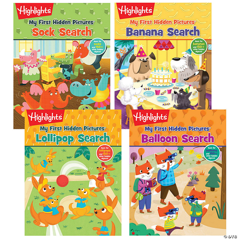 Highlights My First Hidden Pictures Activity Books, Set of 4 Image