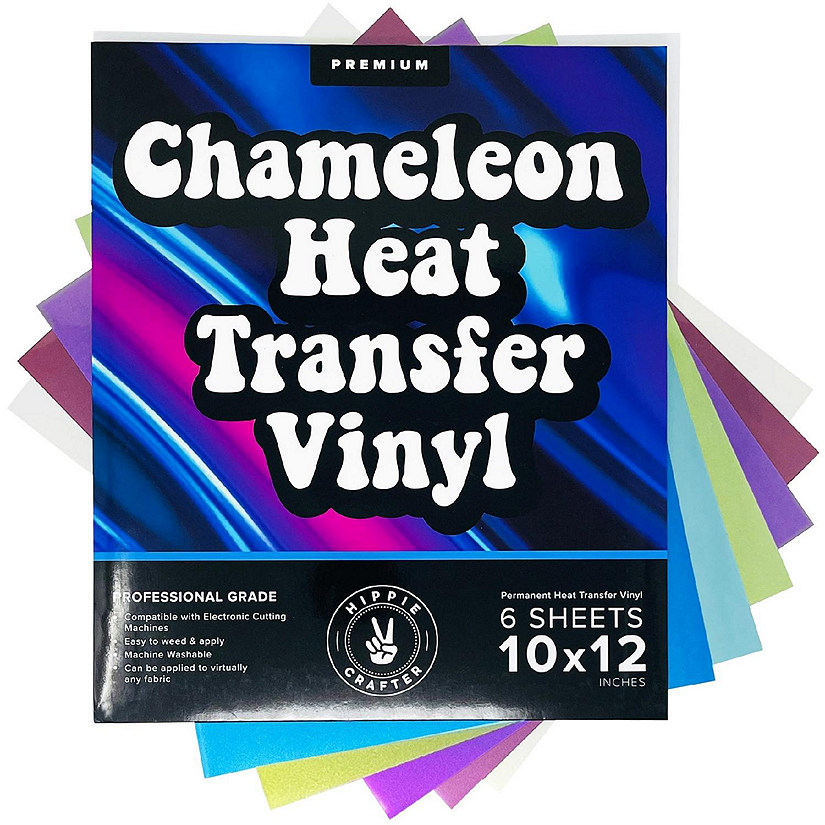 Hippie Crafter Chameleon Heat Transfer Vinyl Image