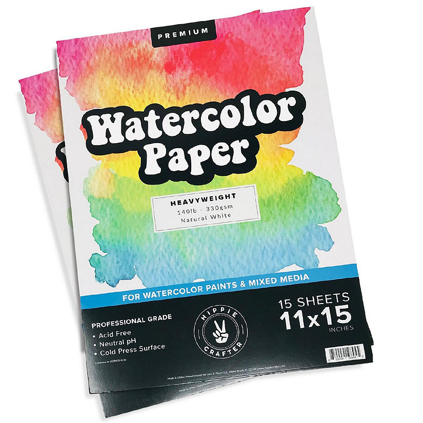 Hippie Crafter Watercolor Paper Image