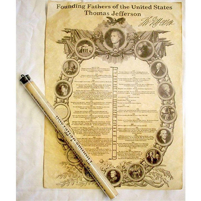 Historic U.S. Document Reproduction: Thomas Jefferson Image