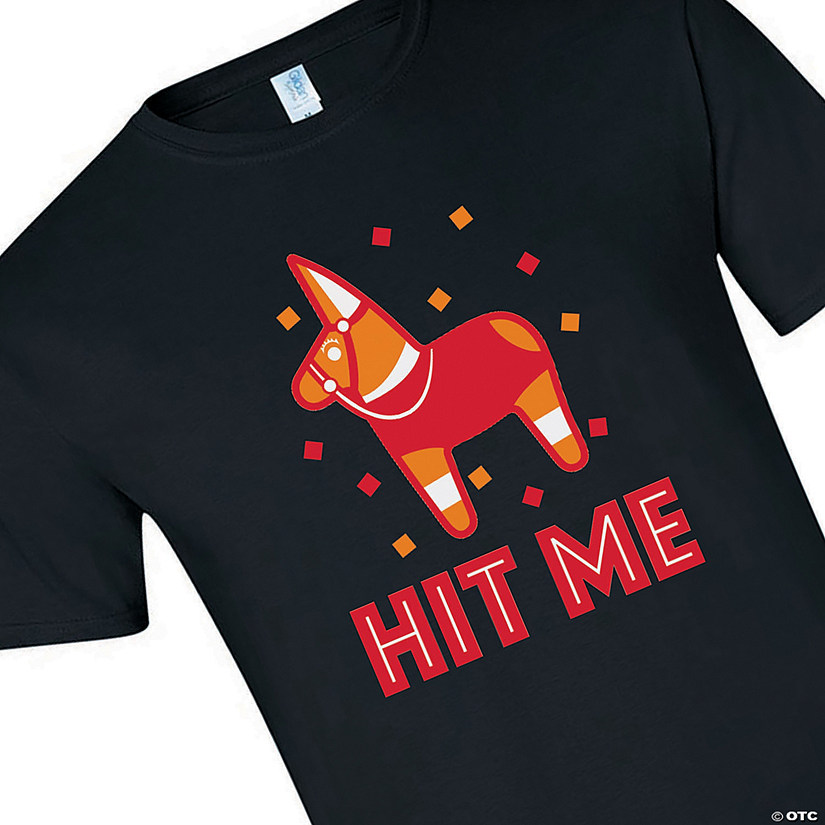 Hit Me Adult&#8217;s T-Shirt Image