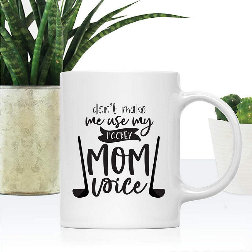 Hockey Mom Voice Ceramic Mug Image