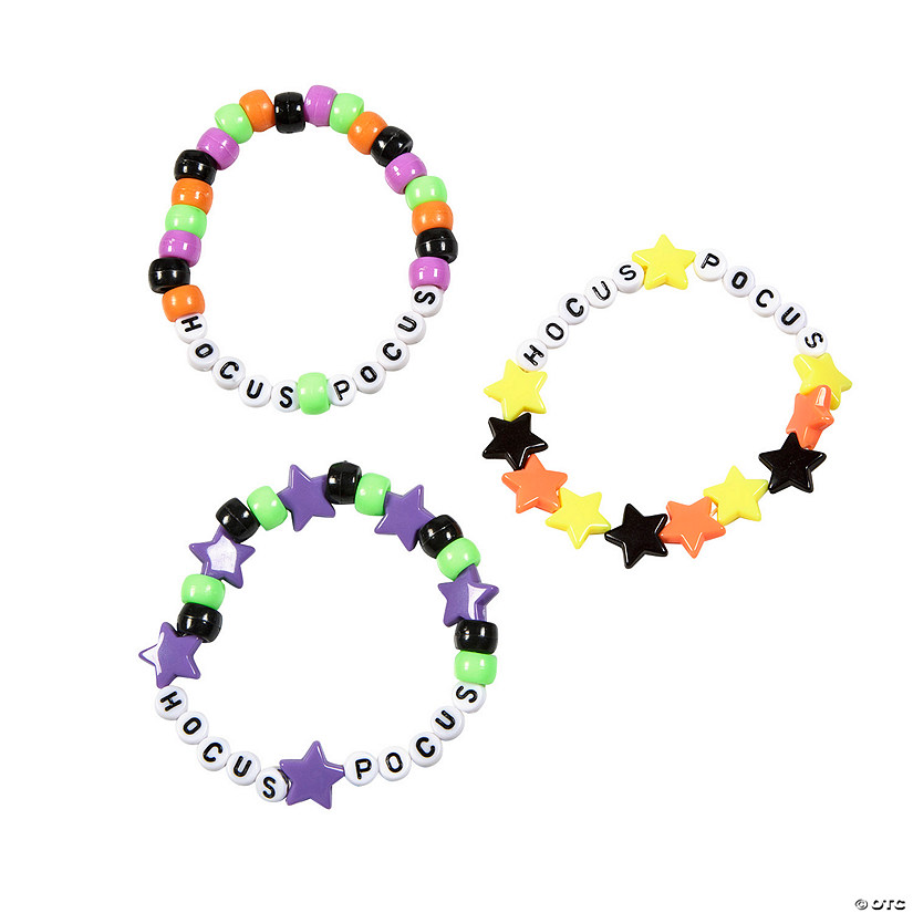 Hocus Pocus Beaded Bracelet Assortment -12 Pc. Image