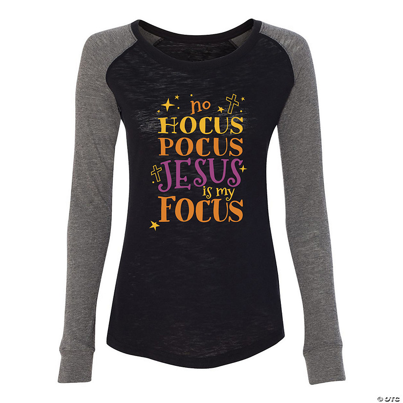 Hocus Pocus Jesus Is My Focus Women&#8217;s T-Shirt Image