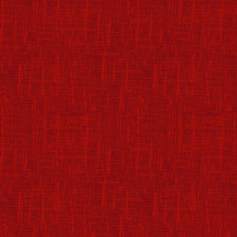 Hoffman Fabrics Linen Red Cotton Fabric by the yard | Oriental Trading