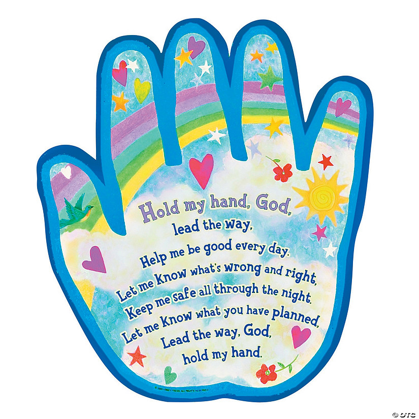 Hold My Hand God Plaque - Discontinued