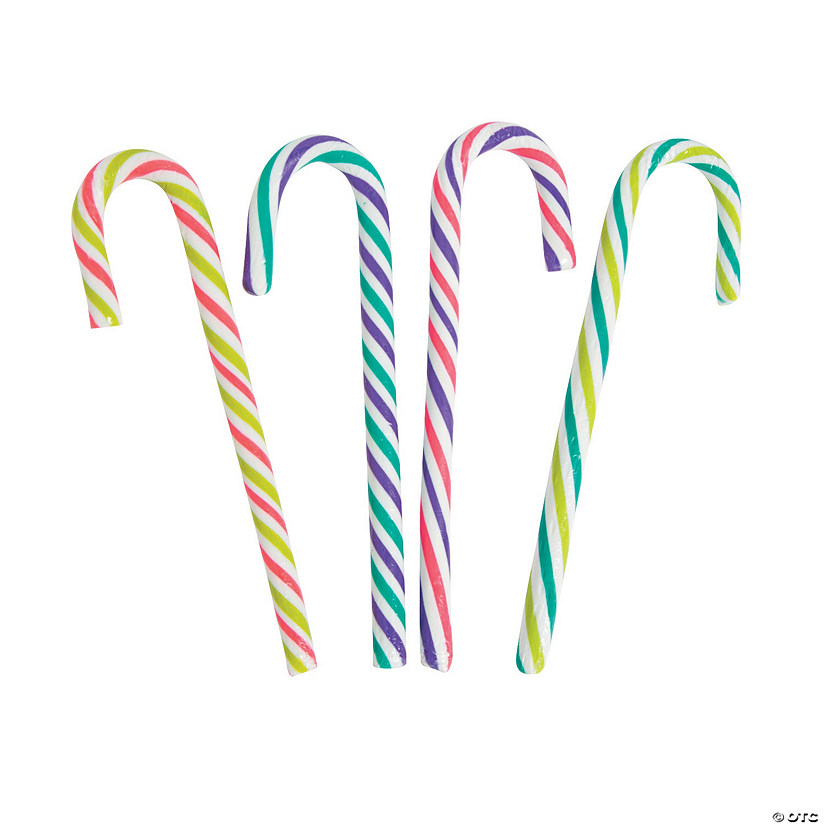 Holiday Brights Candy Canes - 24 Pc. Image
