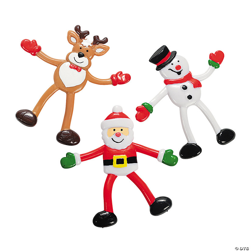 Holiday Character Bendables - 24 Pc. Image