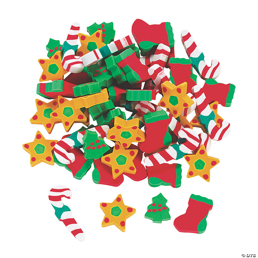 Holiday Erasers | Oriental Trading