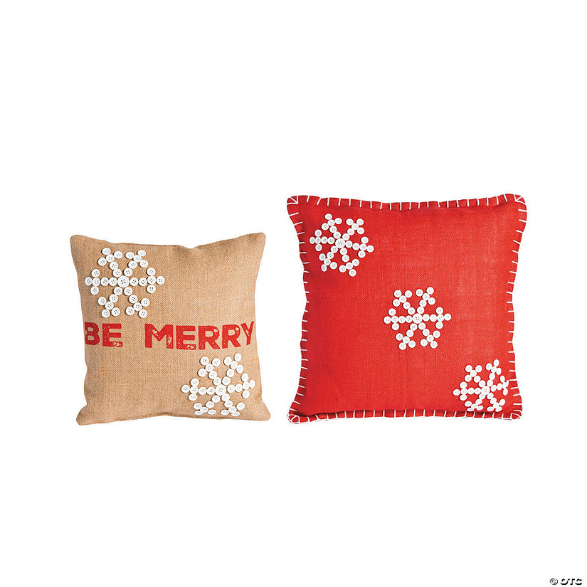 Holiday Handicraft Pillows - 2 Pc. Image