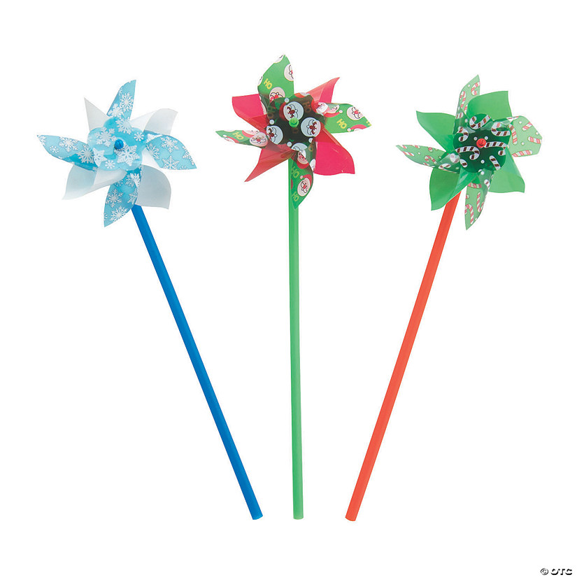 Holiday Pinwheels 36 Pc. Oriental Trading