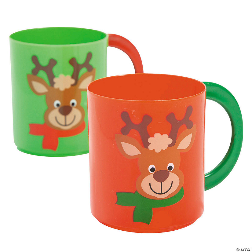 childrens plastic christmas mugs
