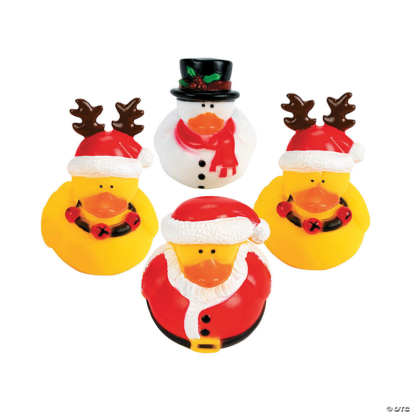 Holiday Rubber Ducks - 12 Pc. Image