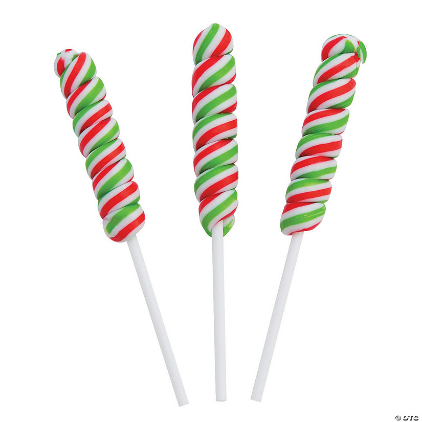 Holiday Twist Lollipops - 12 Pc. Image