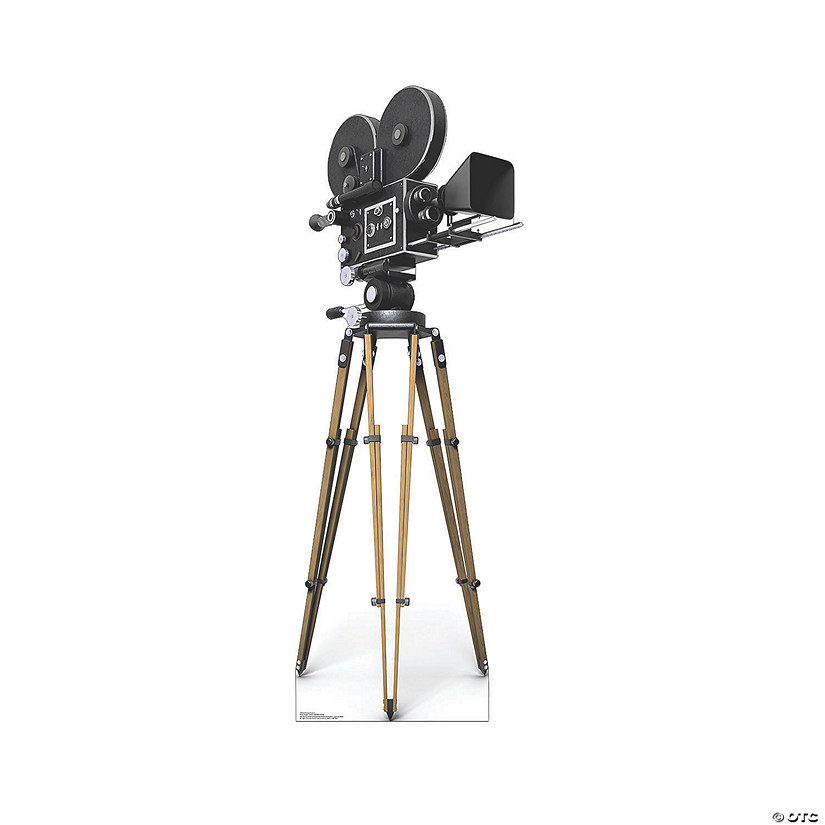 Hollywood Camera Life-Size Cardboard Stand-Up Image