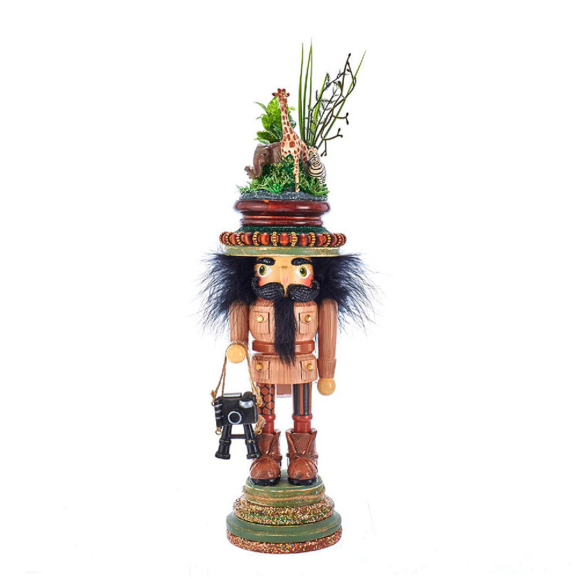Hollywood Zoo Menagerie Wooden Christmas Nutcracker 15 Inch HA0447 New Image