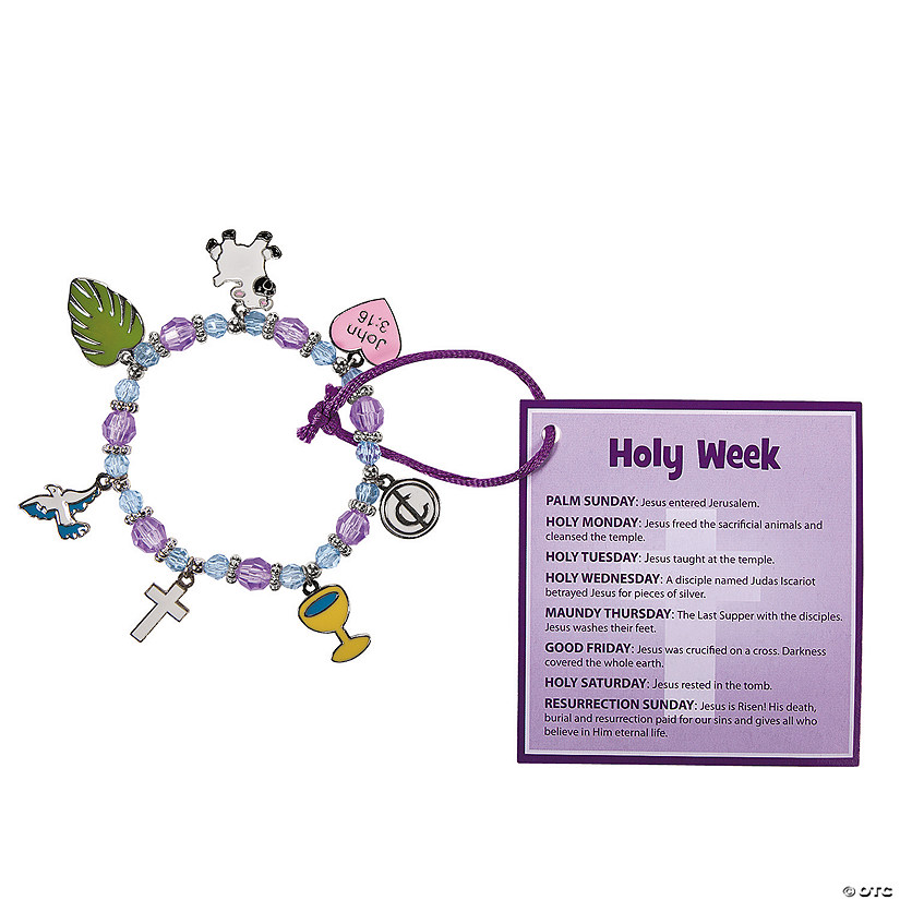 Holy Week Bracelet Craft Kit - Makes 12 Image
