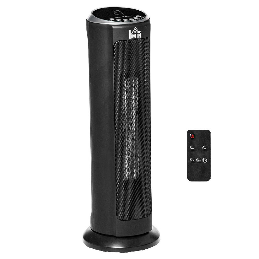 HOMCOM Portable Space Heater for Indoor Use with Oscillation