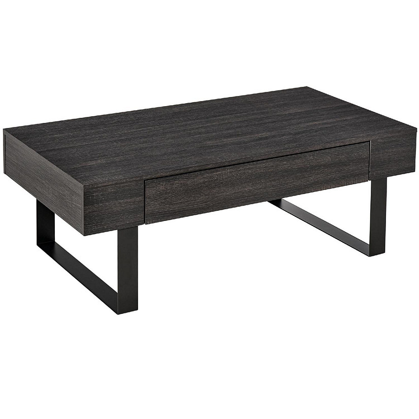 Dark Grey Industrial Coffee Table