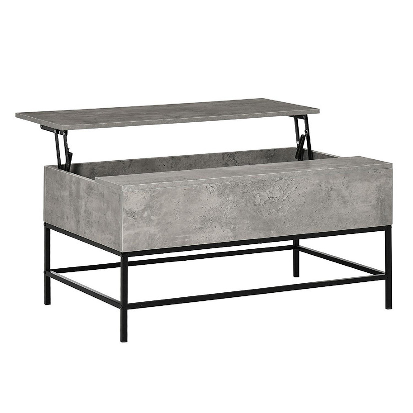 Grey Modern Lift Top Coffee Table